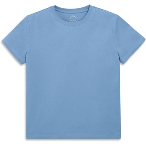 Primary Adult Easy Crewneck Tee, 100% Cotton T-Shirt (Women’s Fit)(Vintage Blue)