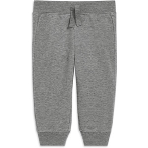 Primary Baby Jogger Sweatpant, Soft French Terry Pull-On Pants for Babies & Toddlers, Comfy Everyday Fit with Decorative Drawstring (Heather Storm Gray, Size 12 Months)